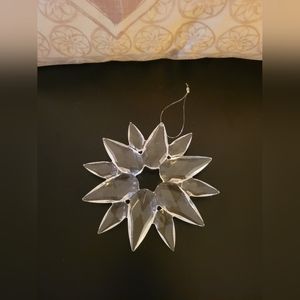 Clear Snowflake Ornament